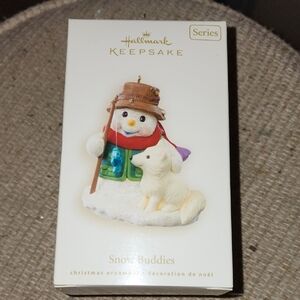 Hallmark Keepsake Snow Buddies Ornament - Red and Green